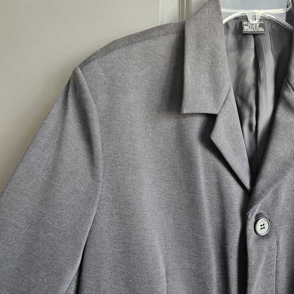 Jhane Barnes Mens Zippered One Button Blazer Sz 40 - Picture 5 of 12